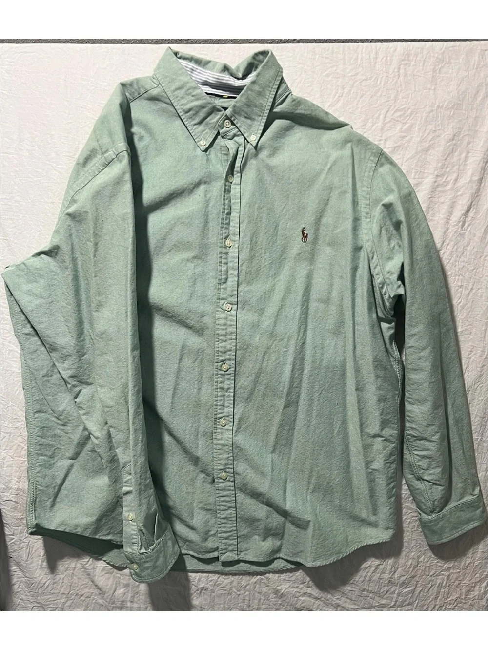 Polo by Ralph Lauren Sage Green Button-Down Oxford Shirt